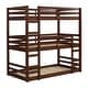 preview thumbnail 8 of 22, Middlebrook Browning Solid Wood Twin Triple Bunk Bed