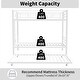 preview thumbnail 4 of 13, White Twin over Twin Size Metal Heavy-duty Bunk Bed with Noise Reduced, Safety Guardrail