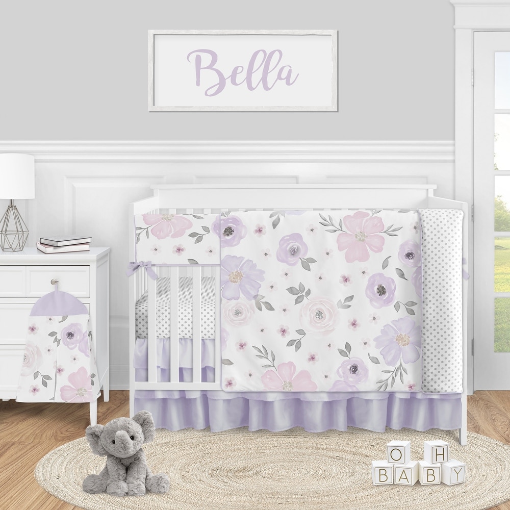 baby girl bedding purple