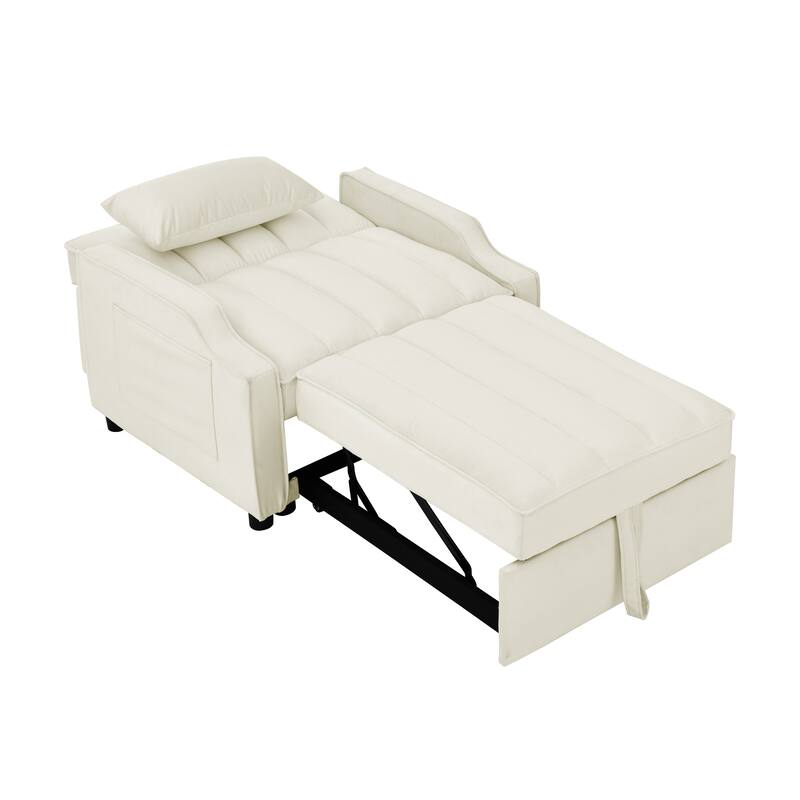 velvet loveseat sofa couch pull out bed