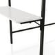 preview thumbnail 29 of 31, Furniture of America Jackson Modern Black Metal Loft Bed with Dual Desks and Closet Rod