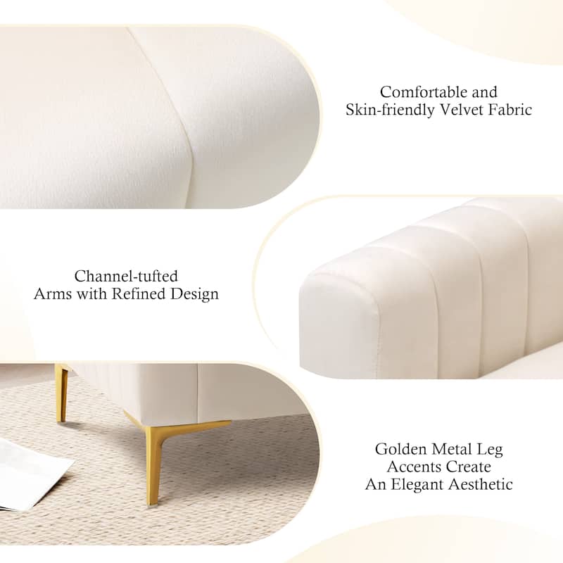 Upholstered Club Chair Accent Chair Velvet Arm Chair Comfortable Sofa Chair - See picture
