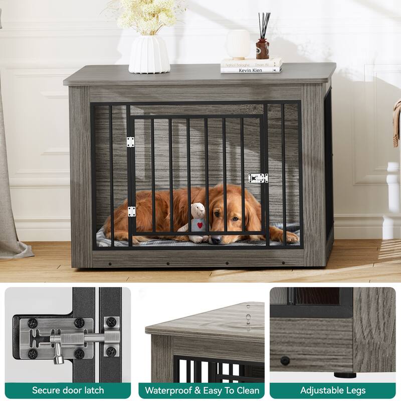 Moasis Dog Crate Furniture, End Table