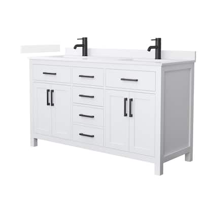 Wyndham Collection WCG2424-60D-QTZ-UNSMXX Beckett 60" Free Standing