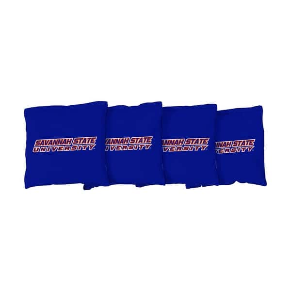 slide 2 of 3, Savannah State Tigers Blue Cornhole Bags All-Weather Resin Filled