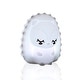 preview thumbnail 2 of 3, bbluv Hog Silicone Portable Night Light - White
