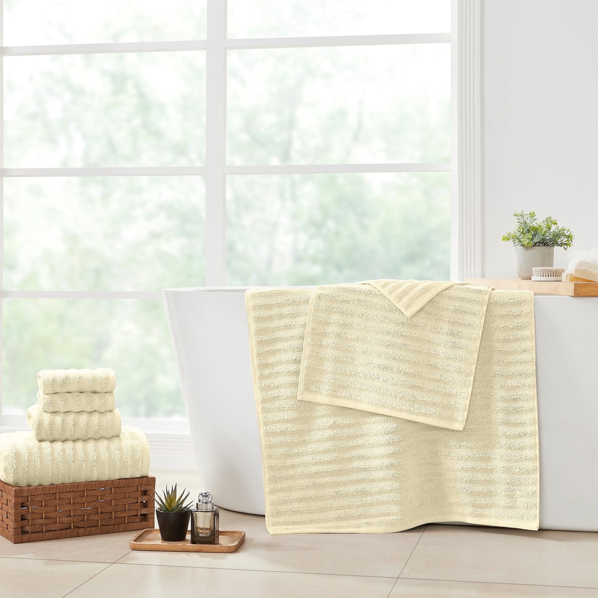 Modern Threads Air Cloud 6-Piece Towel Set