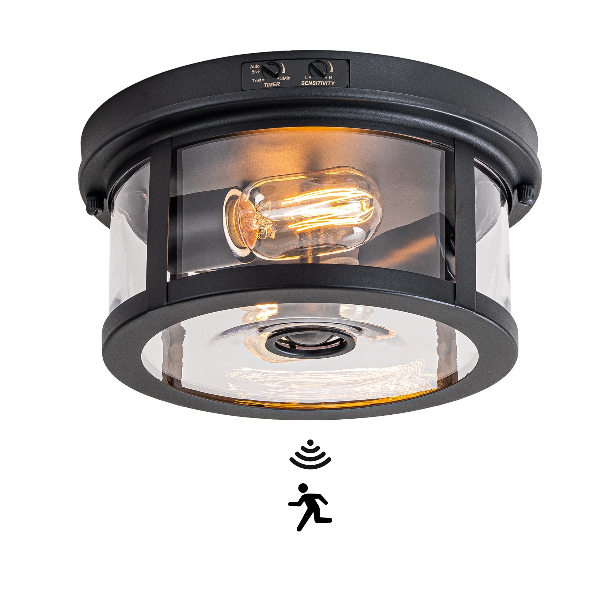 Flush mount motion sensor light outdoor discount