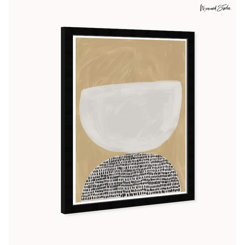 Wynwood Studio Mirrored Hills Framed Boho Minimalist Abstract Prints