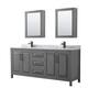 Option Dark Gray / White Carrara Marble Top / Matte Black