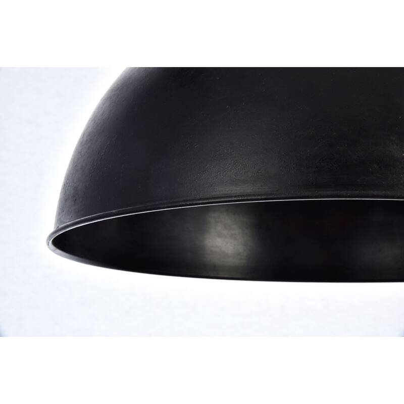 Merce Collection Pendant D15 H10 Lt:1 Vintage Black Finish