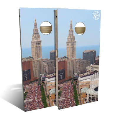 Cleveland Parade Outdoor Cornhole Board Set