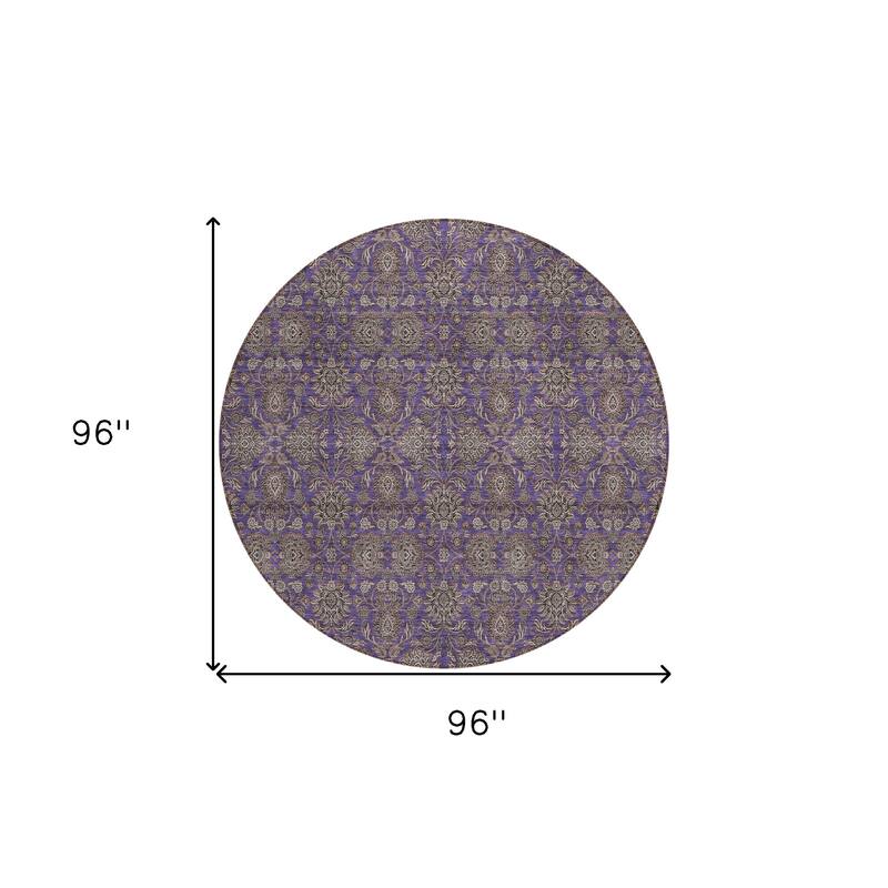HomeRoots Floral Transitional Rectangle Outdoor Rug