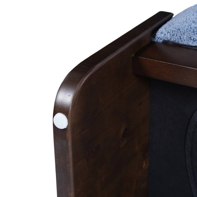 Christopher Knight Home - Havenport Modern Upholstered Bench with Textured Loop Yarn Fabric