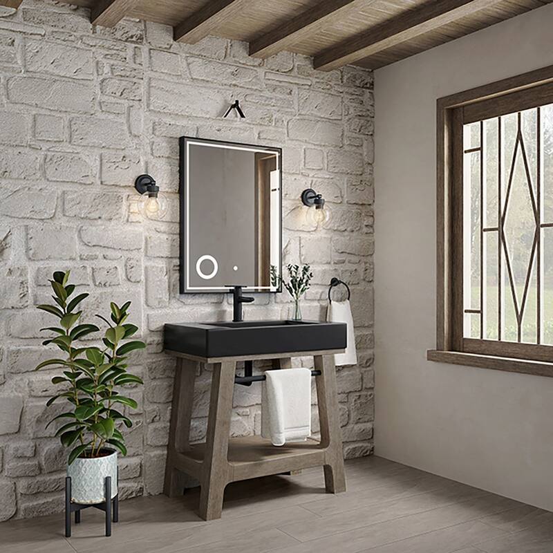 James Martin Vanities 165-V31.5-BM Auburn 31-1/2" Rectangular Hardwood