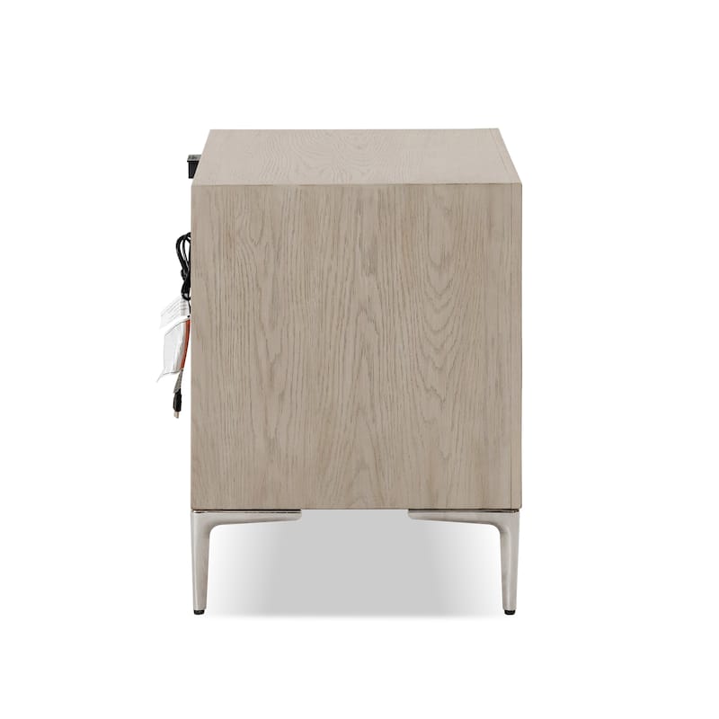 Furniture of America Fable Modern 5-Piece Solid Wood Panel Bedroom Set