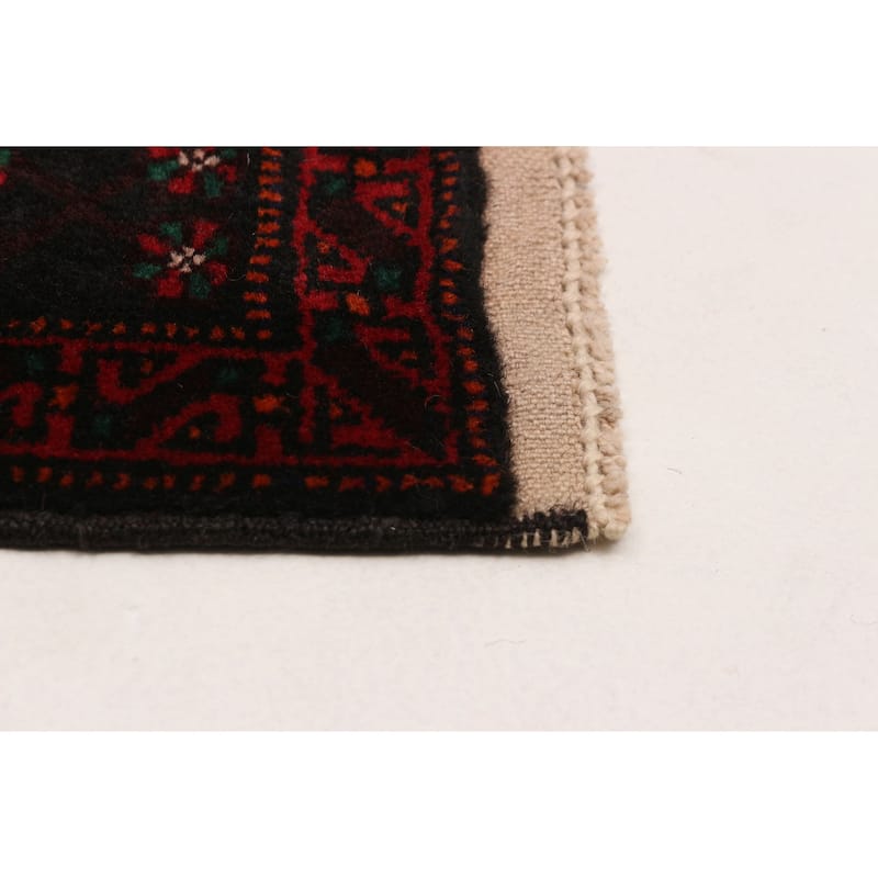 Teimani Black Rug 4'1" x 6'11" - 4'1 x 6'11