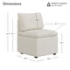 preview thumbnail 45 of 58, Spruce & Spring Modern 74" L-Shaped Dining Bench with Storage, Corner Breakfast Nook Banquette Bench