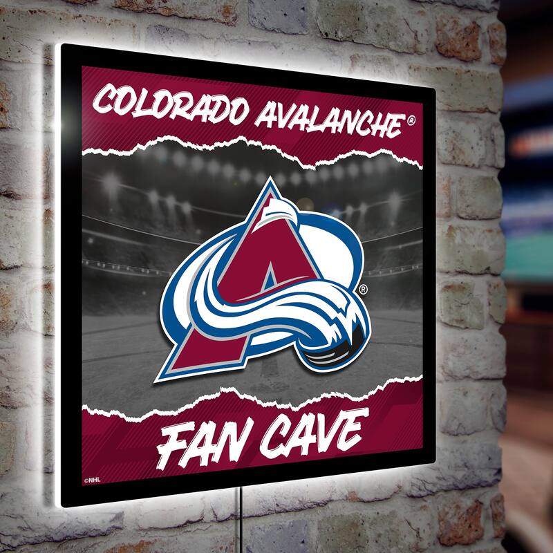 Colorado Avalanche LED Lighted Sign - Grey