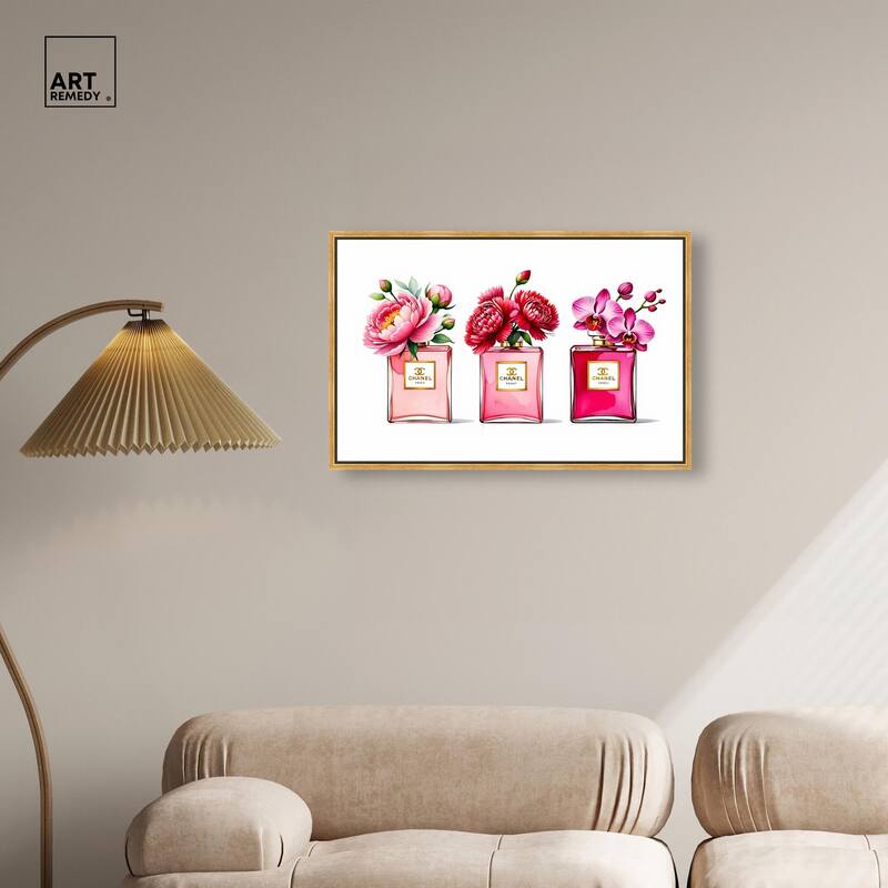Fragrant Florals Canvas by Art Remedy