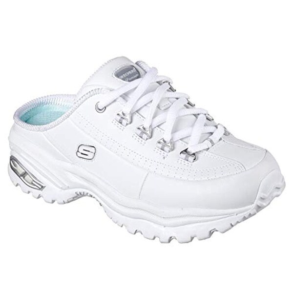 skechers white clogs