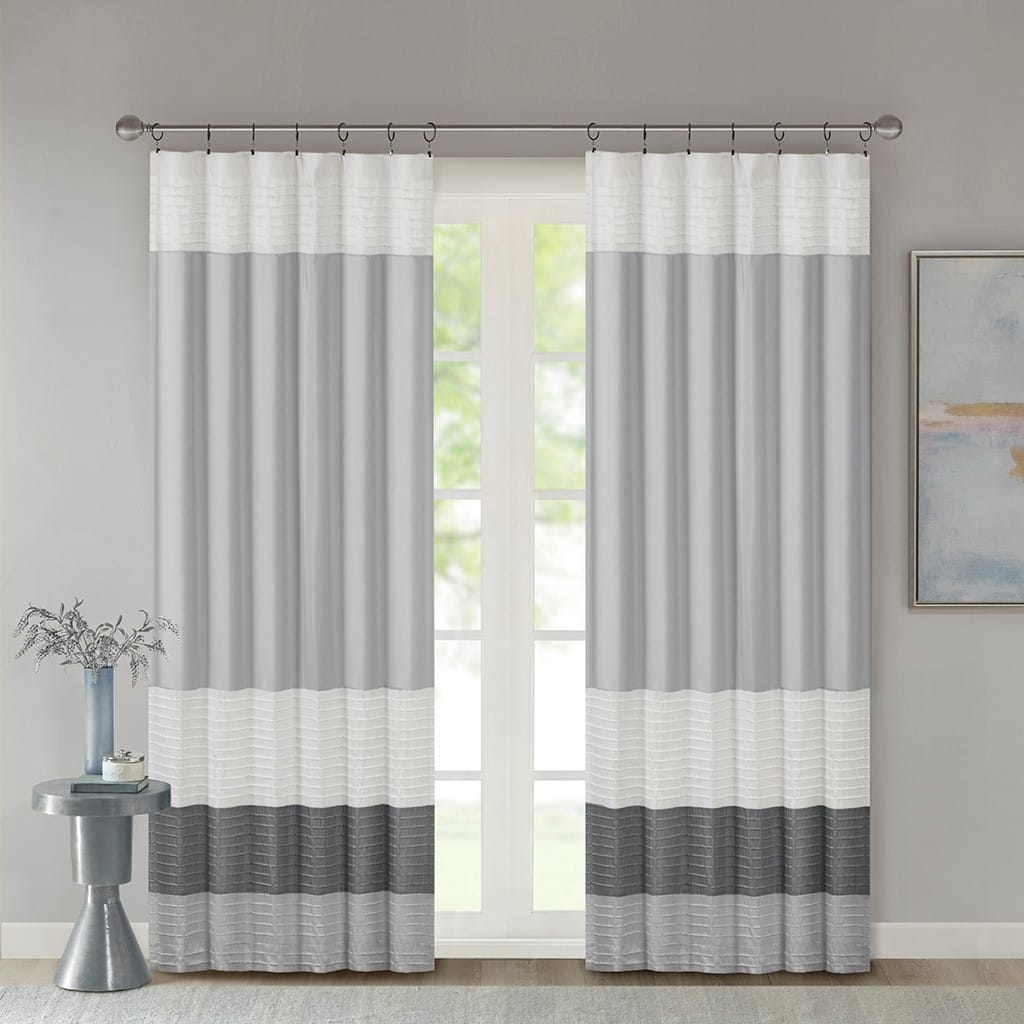Polyoni Pintuck Curtain Panel