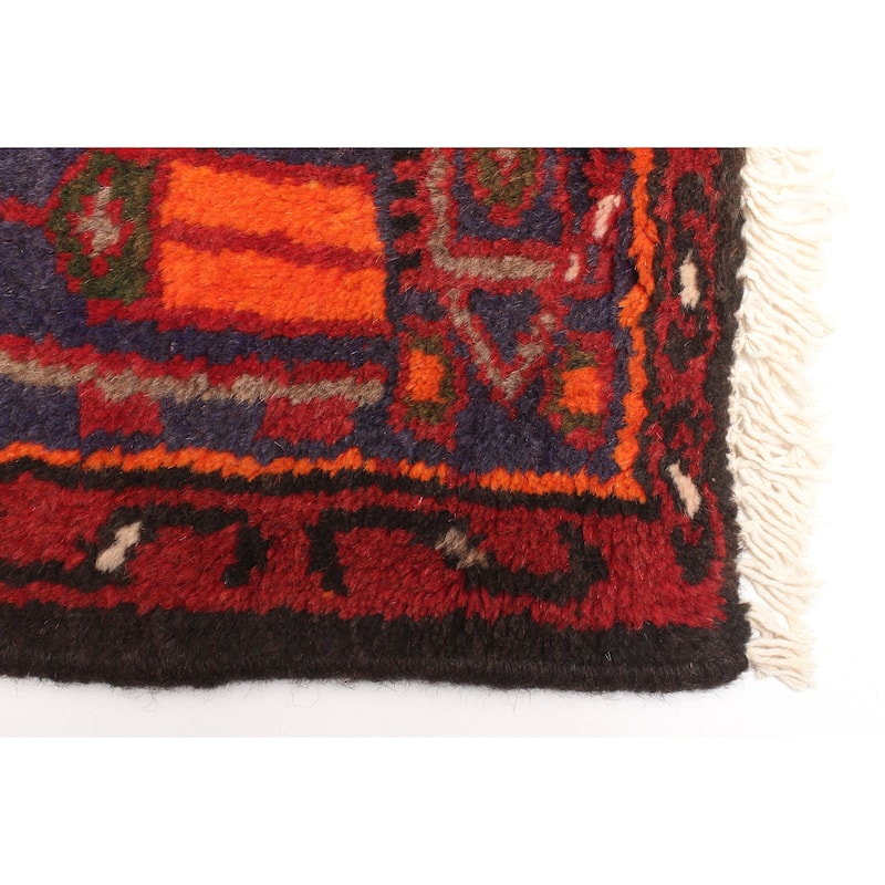 ECARPETGALLERY Hand-knotted Andelz Red Wool Rug - 4'1 x 6'6