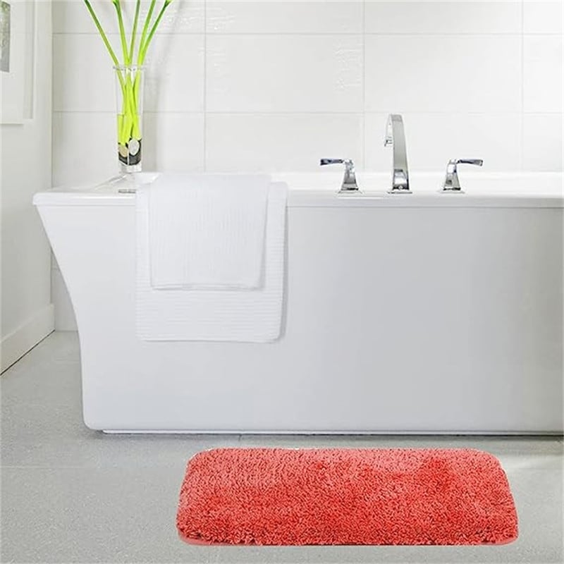 1pc Solid Color Bathroom Mat Kitchen Mat Bath Mat Outdoor Carpet Decorative  Anti-slip Bathtub Mat Kitchen Floor Mat