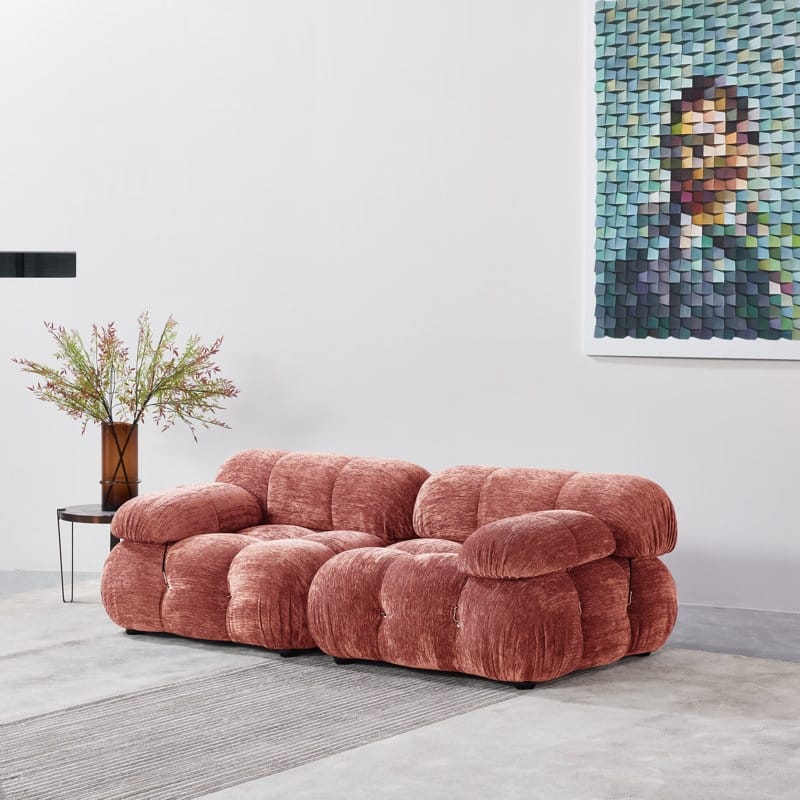 Breeley 76'' Chenille Upholstered Loveseat
