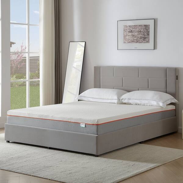 Javlergo 7.9 Inch Memory Foam Mattress for Cool Night & Pressure Relief, Medium Firm Feel