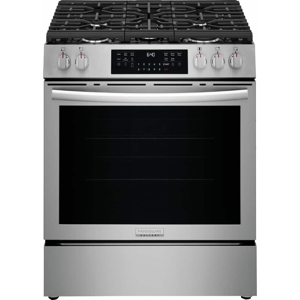 Frigidaire GCFG3059BF Gallery 30" Wide 5.1 Cu. Ft. Free Standing Gas
