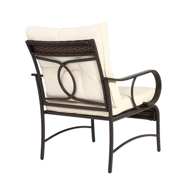3-Piece Outdoor Patio Set – Modern Wicker Conversation Set with Rattan Chairs & Coffee Table‌