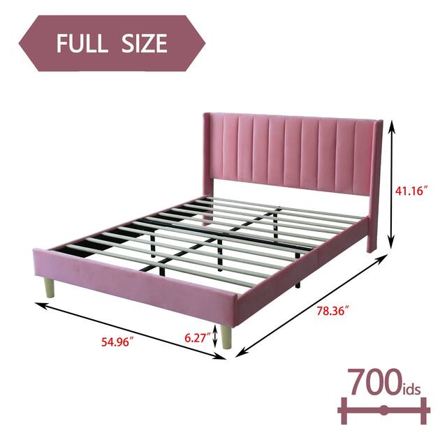 Alazyhome Upholstered Platform Bed Frame