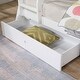preview thumbnail 9 of 7, White Twin over Twin/ Full Bunk Bed with Underbed Drawers