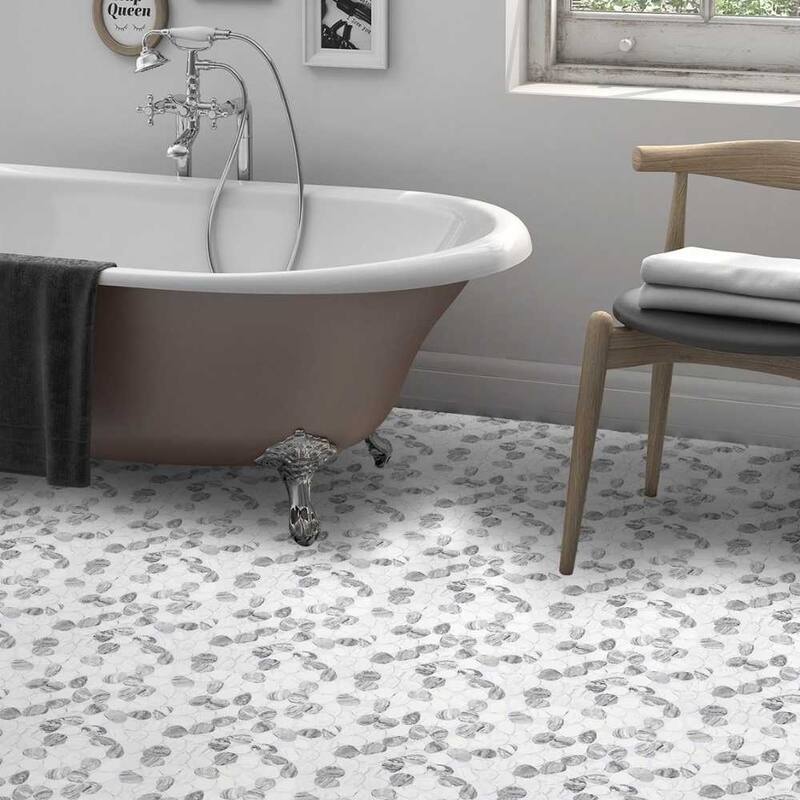The Tile Life Recycled Cenote Pebble 13x13 Blend Glass Floor & Wall Tile
