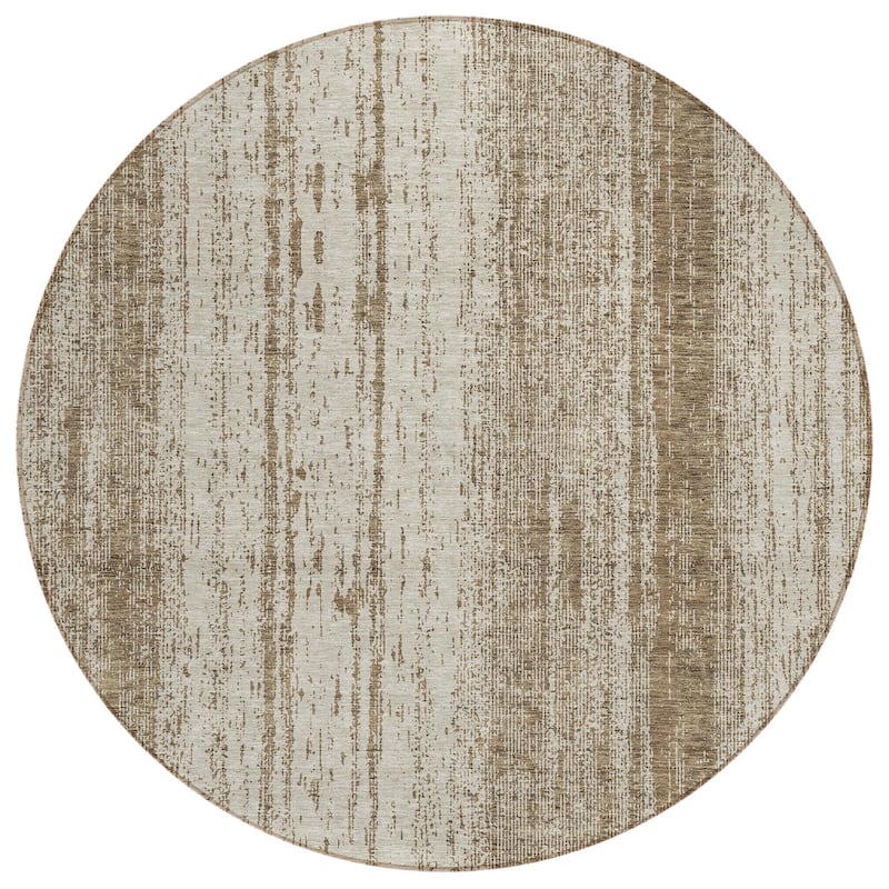 Machine Washable Indoor/ Outdoor Chantille Ombre Stripes Rug