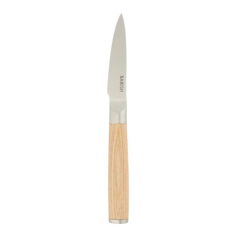 Babish 1.4116 German 3.5-inch Stainless Steel Paring Knife-Kitchen Knife for Peeling, Trimming & Prep Work,