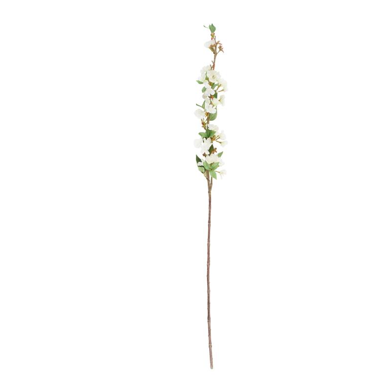 White Faux Foliage Tall Begonia Artificial Flower Stem (Set of 8)