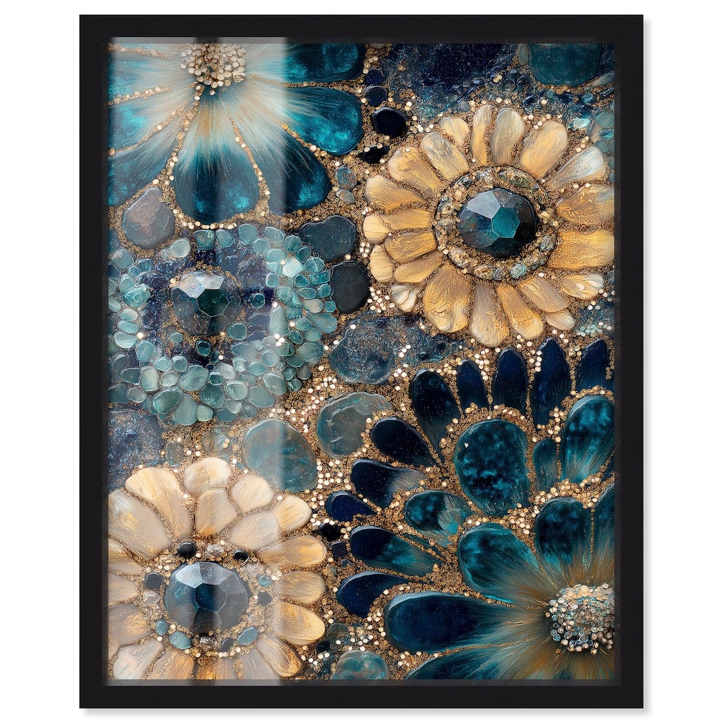 Opulent Geode III Shadowbox by Art Remedy