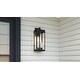 preview thumbnail 7 of 5, Carmen 2-Light Matte Black Outdoor Wall Lantern