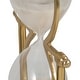 preview thumbnail 25 of 33, Sagebrook Home 11"H Silver Metal Sandtimer - 7" x 3" x 11"