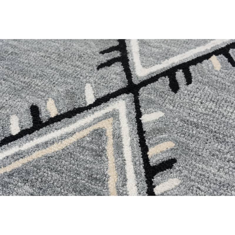 Alora Decor Catawba Southwest Geometric Diamond Rug