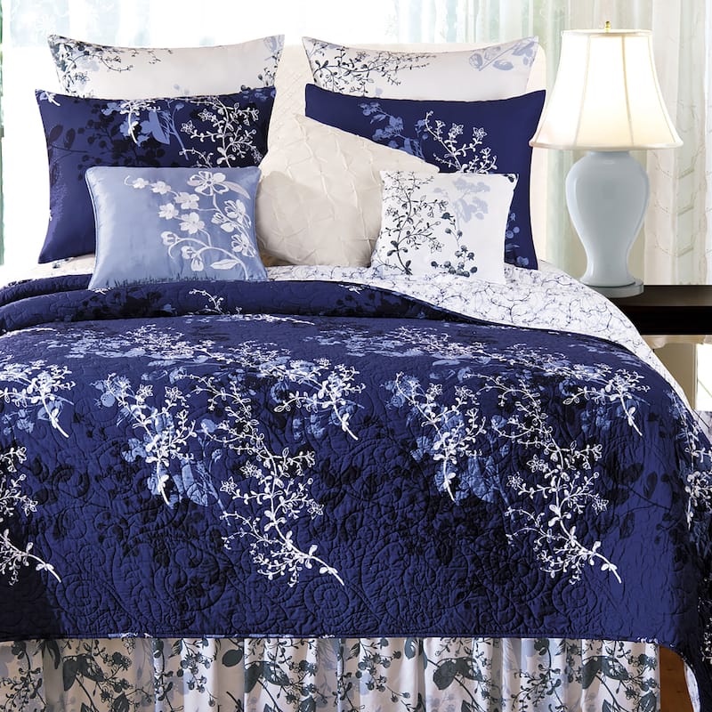 Mazarine Old Bed Skirt - White - King