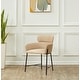 preview thumbnail 4 of 24, SAFAVIEH Couture Charlize Dining Chair (Fully Assembled) - 21.9" W x 20.7" L x 30.1" H Light Brown/Black