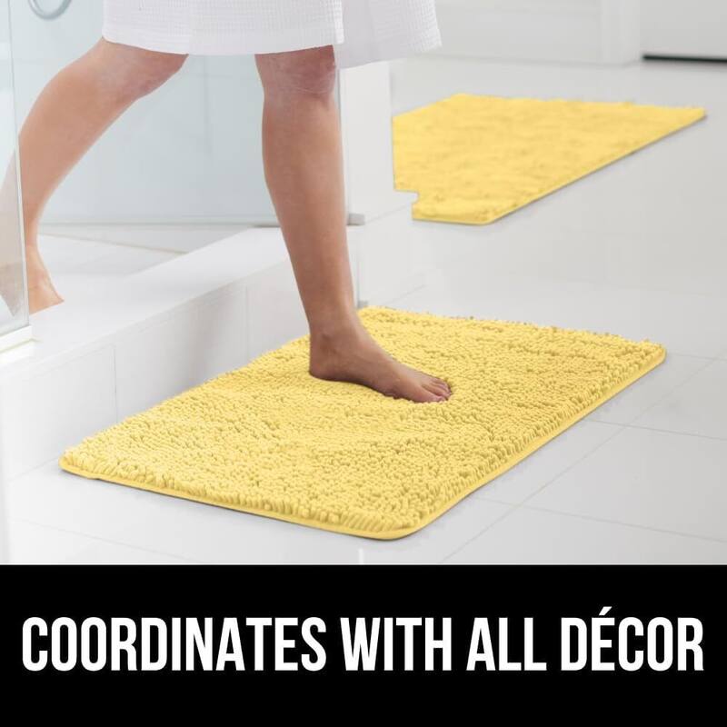 Thick Soft Absorbent Chenille, Rubber Backing
