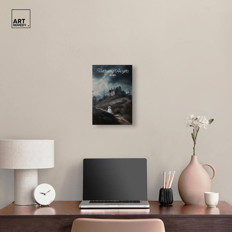 Wuthering Heights Cover Canvas by Art Remedy, Gallery Wrapped