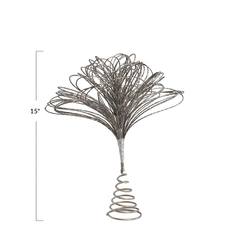 Metal and Glass Bead Tree Topper