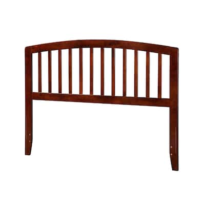 Richmond Slatted Wood Headboard with Rounded Top, USB Charging Port, and Easy Bed Frame Attachment