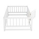 preview thumbnail 23 of 22, Twin Size Montessori Floor Bed with Fence and Door