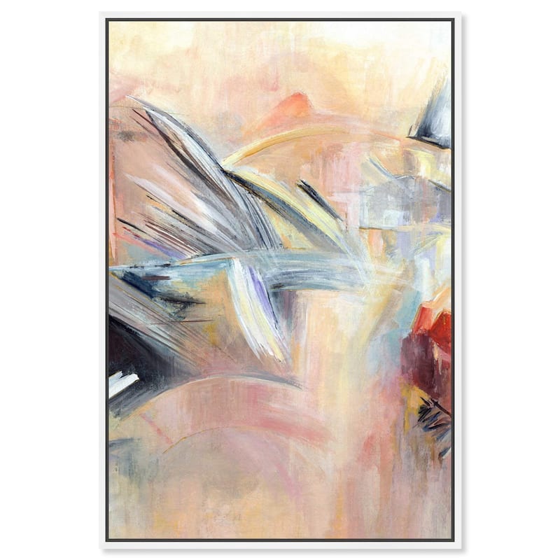 Side Effect II Canvas by Art Remedy - 24" x 36" - White